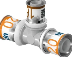 Uponor S-Press PPSU t-stykke preskobling, uens