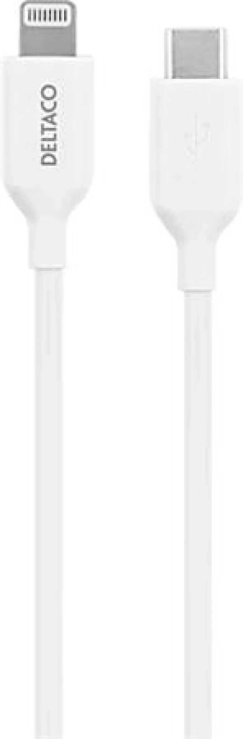 USB-C til Lightning kabel, 1 meter, hvid
