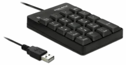 USB keypad, 19 keys, black