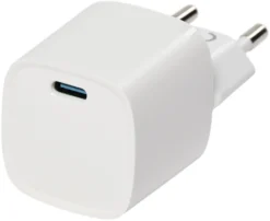 USB lader mini, 1 udtag, PD 30W, hvid