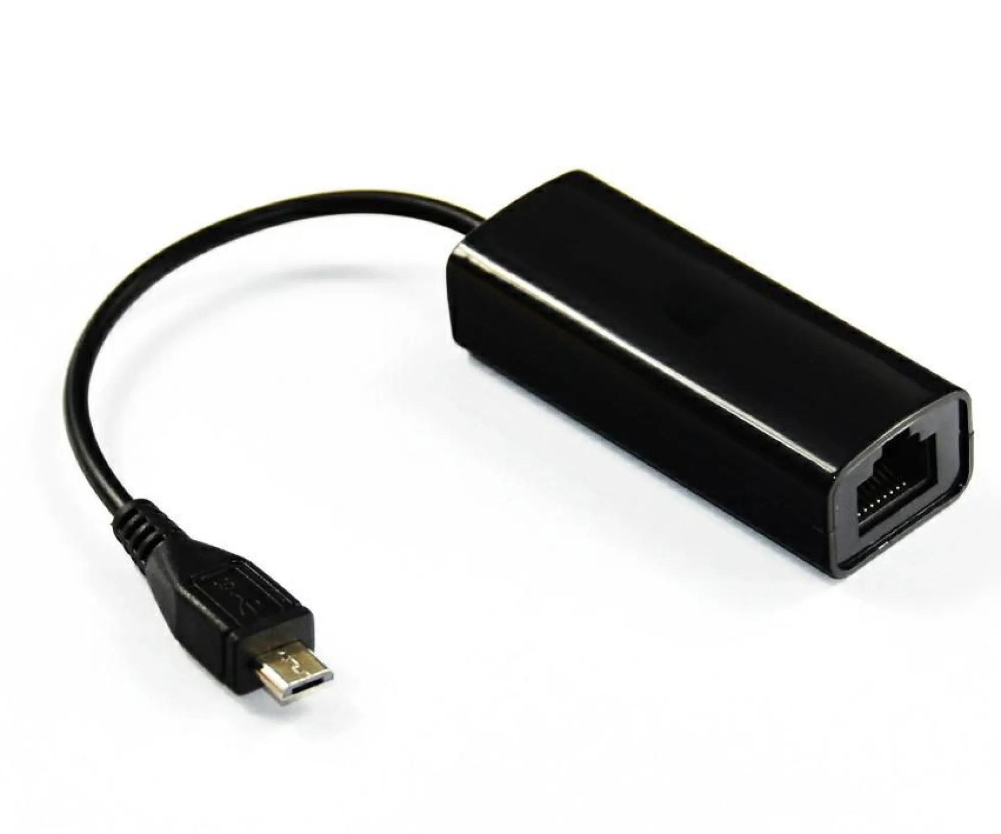 USB Micro til Ethernet adapter, kablet, sort, USBMICROETHBB