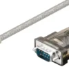 USB2.0 til seriel DB9 M-M, 1,5 meter med Prolific chipset