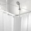 Van Der P Bend-It badeforhængsstang, 2 meter, bøjelig, med tilbehør