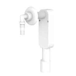 Vandlås, 40/50mm til vaske- & opvaskemaskine, plast, hvid, 20-23mm stud, skjult indbygning