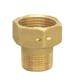Vandmålerforskruning, 3/4"/1", kort