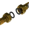 vandmålerforskruningssæt Ecobrass 1/2" nippel, med kontraventil