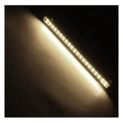 Vandtæt aluprofil inkl. LED bånd og stik, IP65, 24V