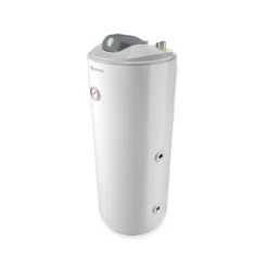 Varmtvandsbeholder, 120 L, stor spiral, til varmepumper