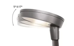Vejarmatur CircLED Multi Lens, 23W, 4000K, RA>70, CD glas, grå