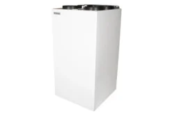 Ventilationsaggregat ECO275, Højre vendt, Hvid, G4/G4 filter, 558mm Bredde, 1037mm Højde, 570mm Dybde