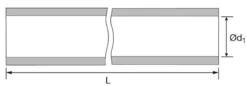 Ventilationsslange ISOflex, 100mm, 3000mm - Lindab