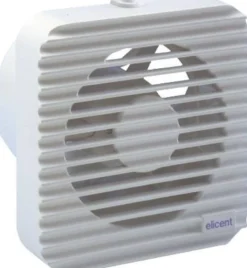 Ventilator badeværelse, Muro Ø120 m. hygrostat og timer