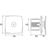 Ventilator Cata X-MART 15 Standard, hvid