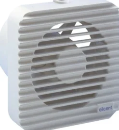 Ventilator Muro 100 HT, Fugtstyret aksial ventilator, 230 V, 11 W, 95 m³/t