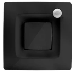 Ventilator Silent One Ø100 mm, med adaptiv hygrostat, sort - Thermex