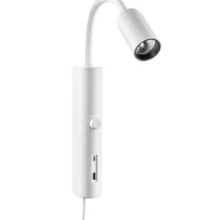 Væglampe Tube Wall med USB, LED, 2700/3000K, integreret lysdæmper - SG Armaturen