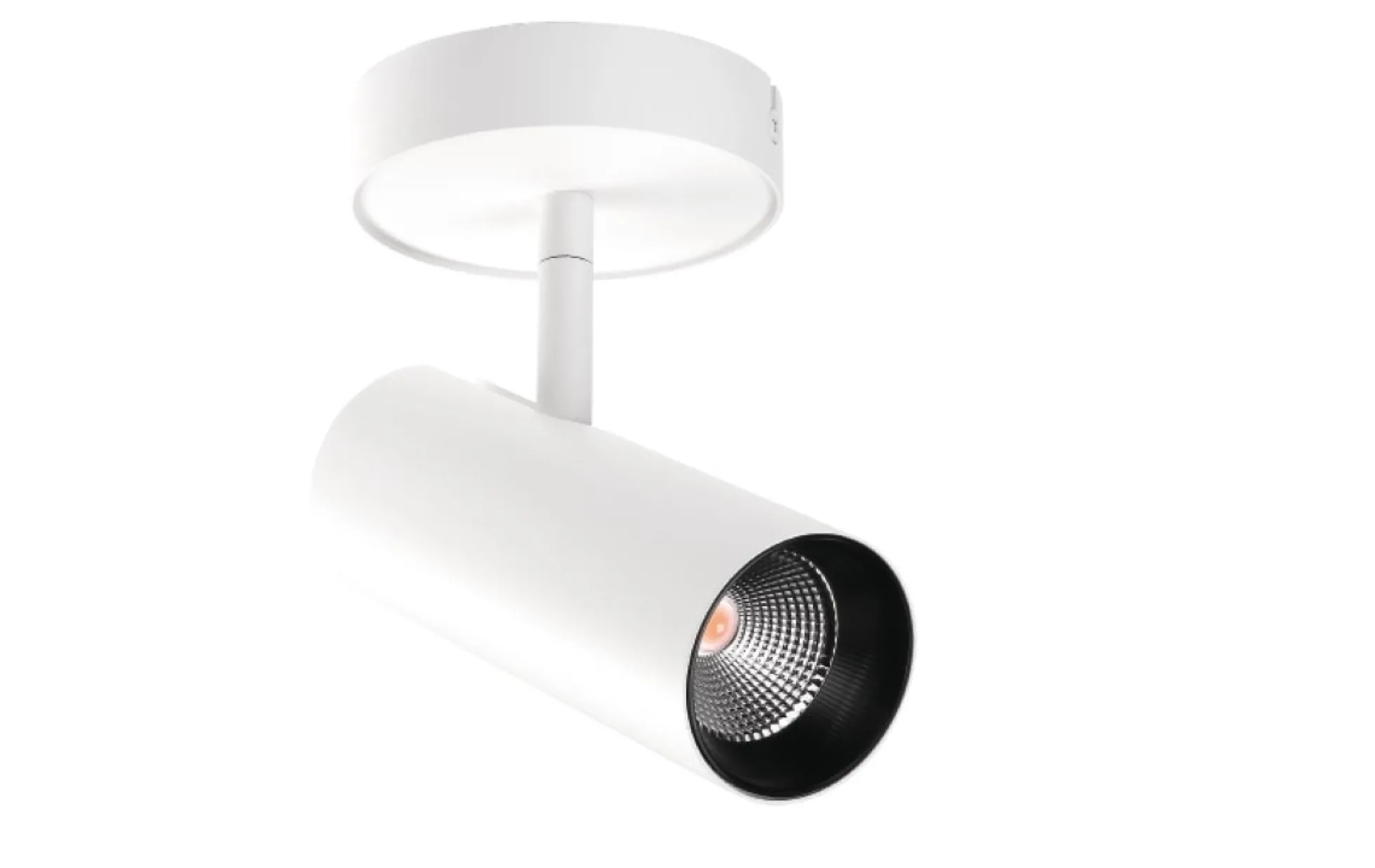 Væg- og loftspot Tube Mini S, LED 17W, 2700/3000K, hvid/sort - SG Armaturen