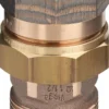 Viega 3/4" union, med pakning - Rødgods Silicium Bronze, muf/nip
