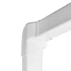 Vinkel til montagekanal, 90° venstre, 80x60 mm, hvid