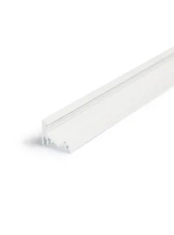 Vinklet aluprofil til bl.a. Philips Hue Lightstrips, Model C - 1 meter