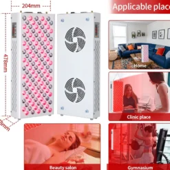 Vitality PRO 600 Infrarød Lysterapi Panel, 160W, 230V, hvid