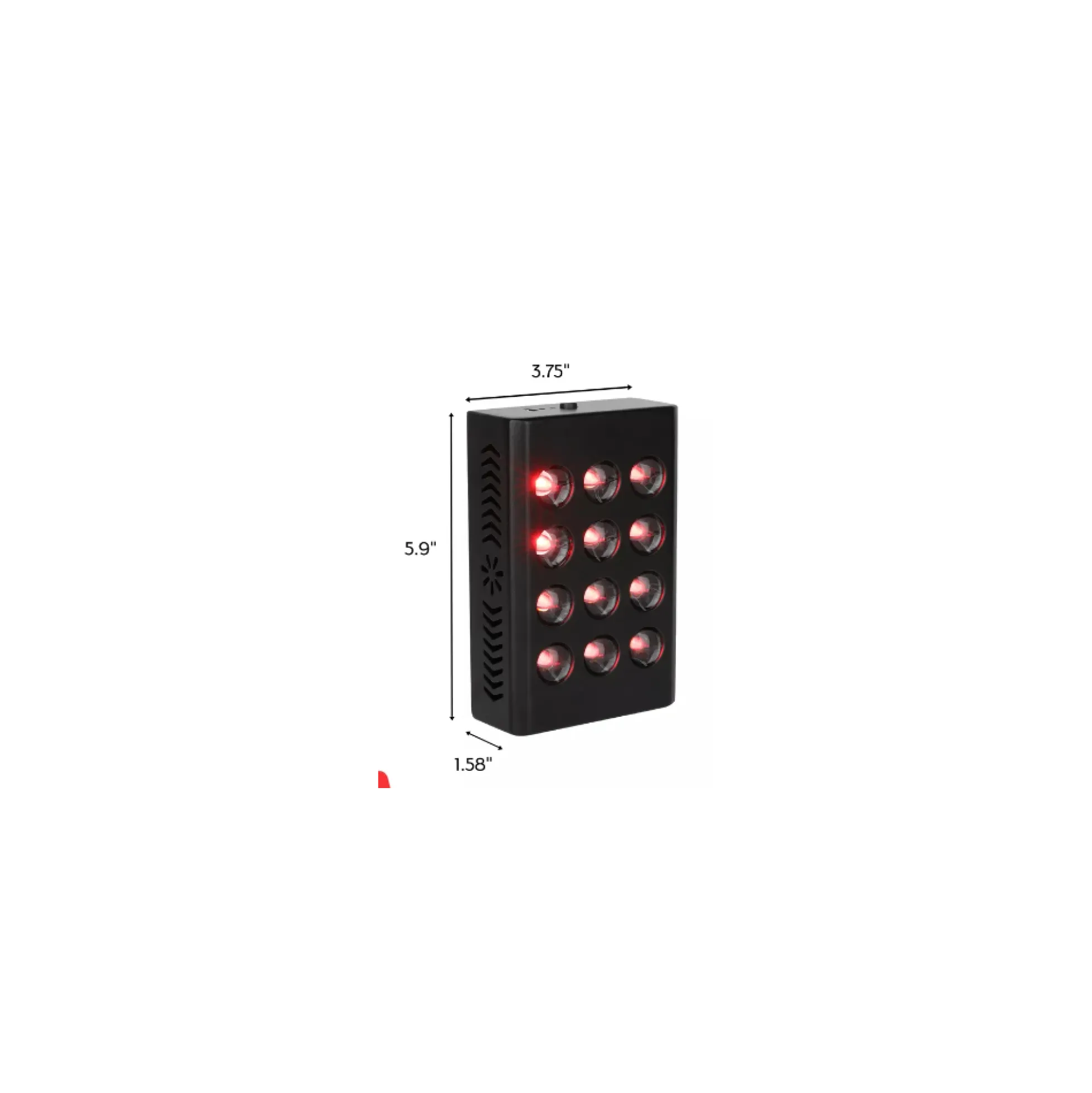 Vitality PRO 60 infrarød lysterapi panel, 10W, sort