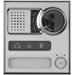 2Voice Steel video højttaler modul med kamera og 1 trykknap - Urmet