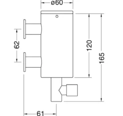 Vola T10Jr Sæbedispenser, matsort