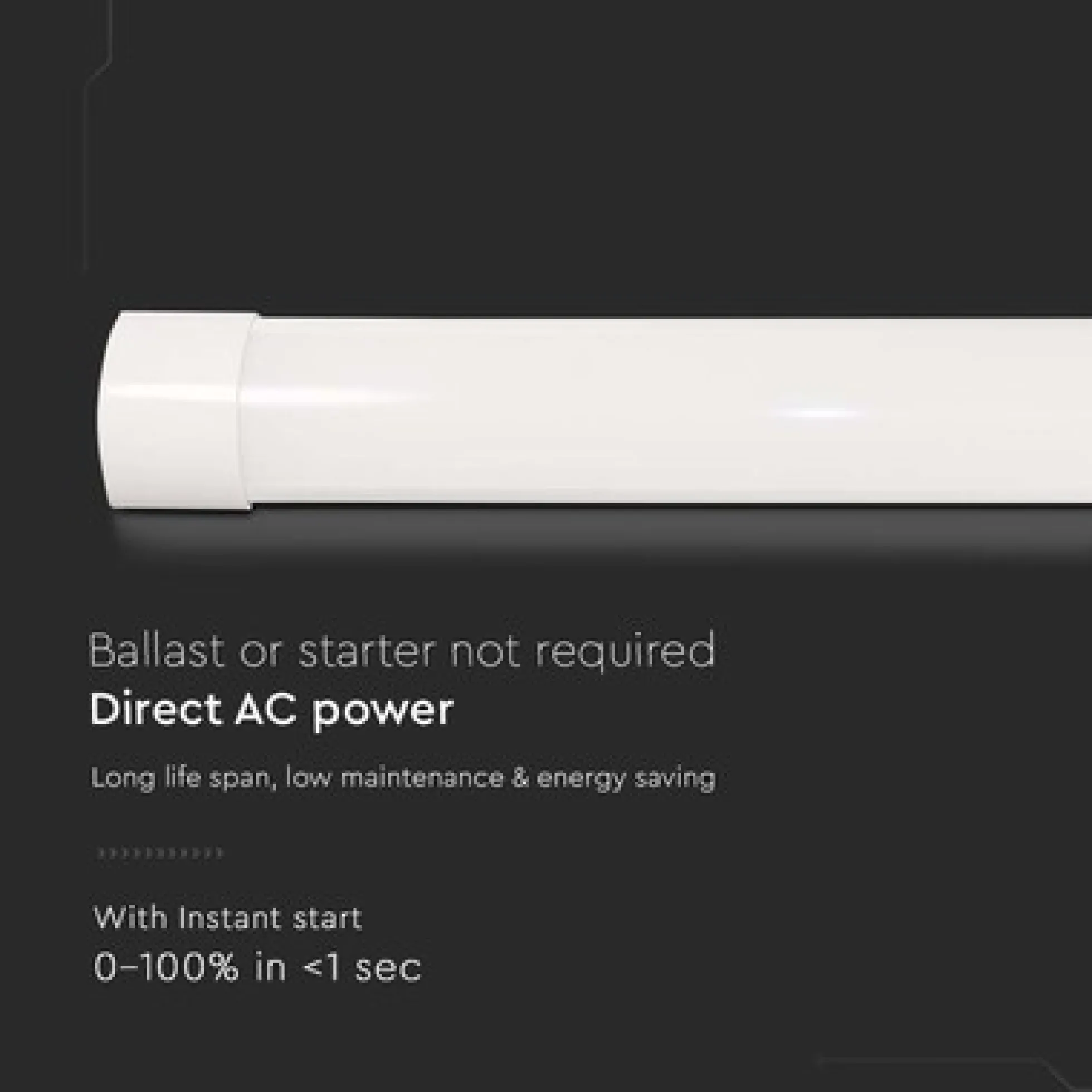 V-TAC, LED-armatur, indendørs, 230V