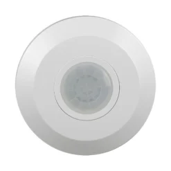 V-Tac LED bevægelsessensor til påbygning, hvid, PIR infrarød, IP20 indendørs, 360 graders spredning, 400W belastning, Ø102 mm