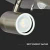 V-TAC, LED væglampe, udendørs, rustfri, 230V / IP44, GU10 fatning, sensor