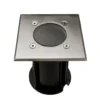 V-Tac nedgravningsspot, firkantet, aluminium, GU10 fatning, IP65