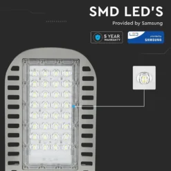 V-Tac 50W LED gadelampe, Samsung LED chip, Ø60mm, IP65, 137lm/w