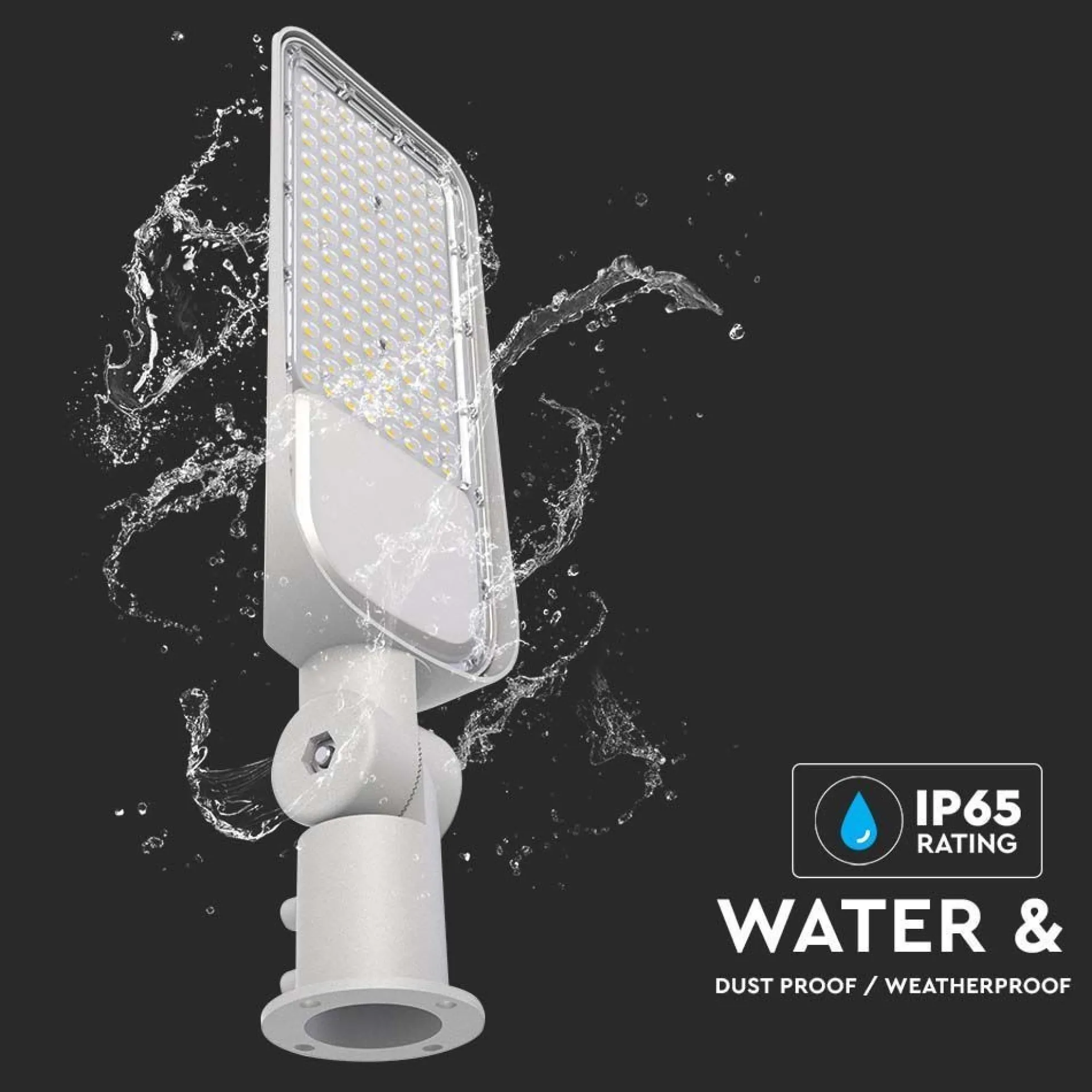 V-Tac 50W LED gadelampe, Samsung LED chip, Ø60mm, IP65, 100lm/w, 5740lm, RA70