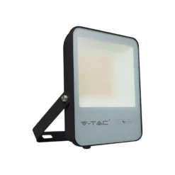 V-Tac 30W LED projektør, 157lm/W, arbejdslampe, udendørs, ikke dæmpbar, sort hus, kold hvid
