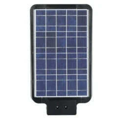 V-Tac 15W Solcelle gadelampe LED - Sort, inkl. solcelle, sensor, IP65