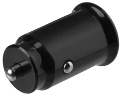 12/24 V USB-biloplader, kompakt størrelse, dobbelt USB-A porte