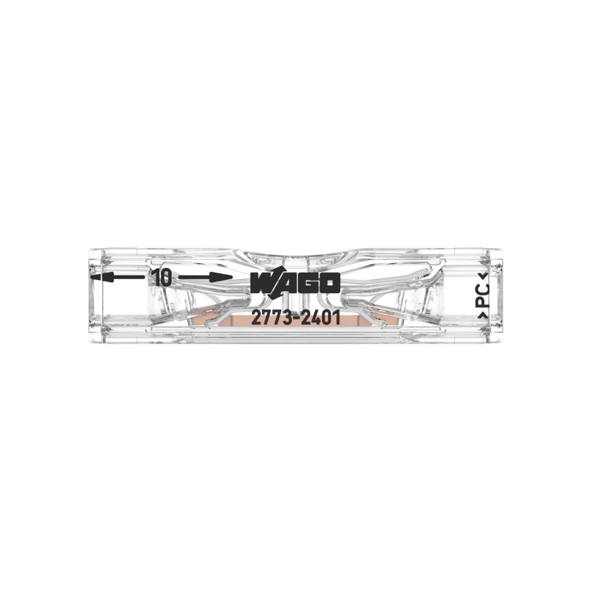 WAGO fjerdersamlemuffe, max 4 mm² - PUSH WIRE Inline