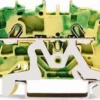 Wago Gennemgangsklemme, 2,5mm2, 2-leder, PE