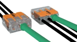 WAGO Serie 221 – Skrueløs samlemuffe til bløde og stive ledere, 0,2 til 4 mm - Flere varianter