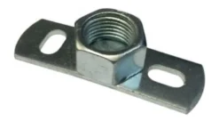 Walraven Grundflange, 8 mm, 1/2", Elforzinket