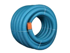 Wavin drænrør, 200/180mm, 40 meter, 2,5x5mm slids, blå - 40 meter