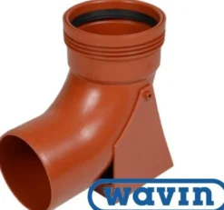 Wavin – Fodbøjning glat PP 88,5° - Ø110 mm