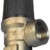 Wavin – Sikkerhedsventil K15 m. muffer, ½" x ½" - 2,5 bar