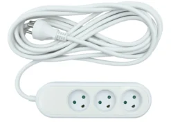 3-way socket grounded (D), 5m