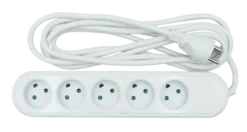 5-way socket grounded (D),3m