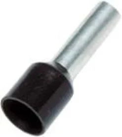 Weidmüller – Isoleret terminalrør, 6,0 mm² / 12,0 mm, sort (farvekode Weidmüller) - 100 stk