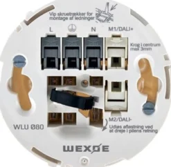 Wexøe lampeudtag WLU Ø80, universal