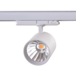 30W 3-faset vækst skinnespot, 24° spredning, 2800 lumen, 95Ra, hvid