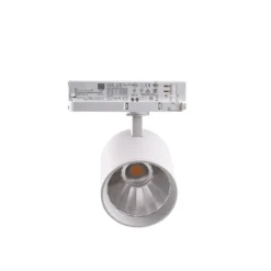 30W 3-faset vækst skinnespot, 24° spredning, 2800 lumen, 95Ra, hvid
